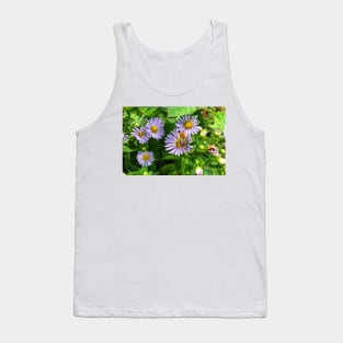 Bee on Purple Aster Tank Top